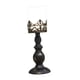 thumbnail image 2 of Candelero cónico de hierro, candelabro de diseño hueco para vacaciones, soporte para velas, candelero para decoración de comedor de Hotel Negro Pequeño, 2 of 7