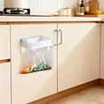 thumbnail image 4 of Foldable Wall Mounted Holder Space Saving Hanging Garbage Rack For Kitchen Cabinet And Bathroom Door, 4 of 4