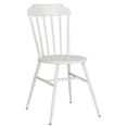 thumbnail image 4 of SAFAVIEH Broderick Outdoor Patio Side Chair, Matte White, Set of 2, 4 of 11