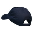 thumbnail image 3 of Christmas Hat Embroidered Unstructured Cap - Navy OSFM, 3 of 5
