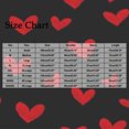thumbnail image 4 of Fewfanhot Shirts for Men Hawaiian Valentine's Day Heart Print Button Down Short Sleeve Casual Fashion Shirt, 4 of 7