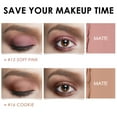 thumbnail image 5 of FOCALLURE (2 Pcs) 2 in 1 Eyeshadow and Eyeliner Pen，Waterproof Eyeshadow Stick,,Mocha Pink, 5 of 8