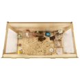 thumbnail image 4 of Pefilos 31" Guinea Pig Cage Hamster Pet Cages for Small Animals Hutch House (Decoration in cages not included), Beige, 4 of 11