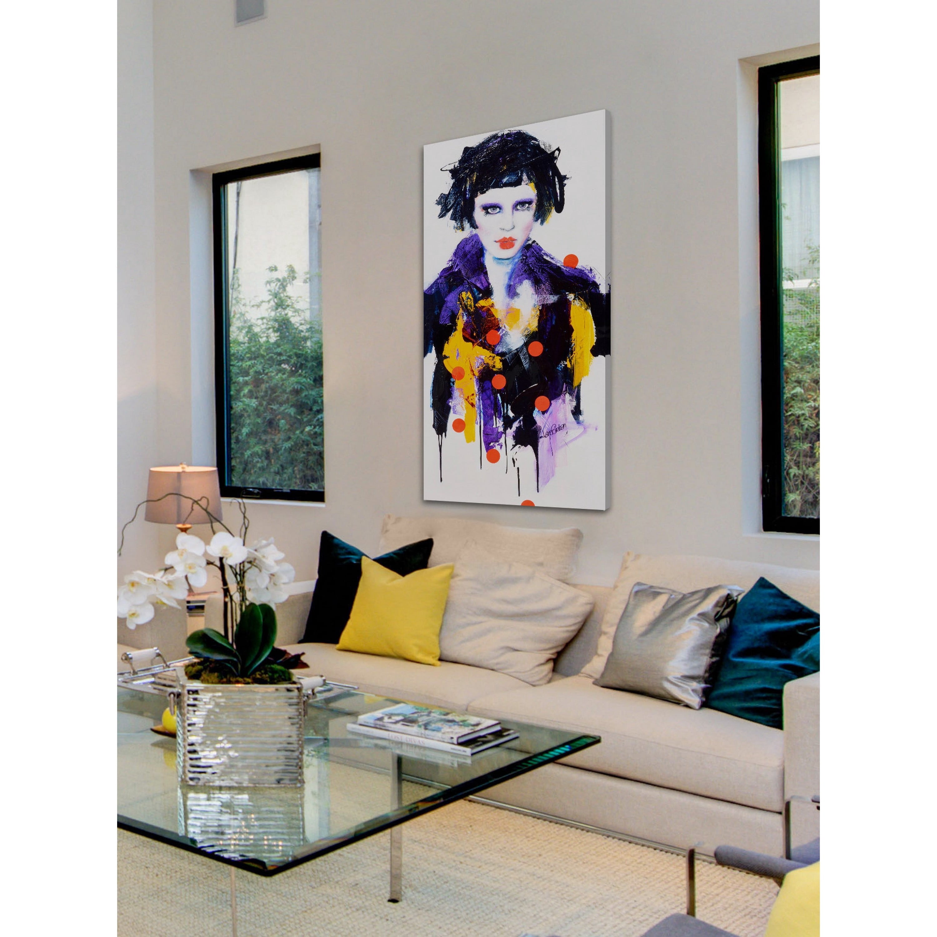"China Doll" Painting Print on Wrapped Canvas