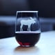 thumbnail image 3 of Vaso de Vino sin Tallo Bevvee con Silueta de Alce 500 mL, 3 of 7