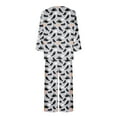 thumbnail image 4 of Two Piece Outfits For Women Halloween Print Round Neck Long Sleeve Two-piece Comfortable Home Pajamas Set Sports Set Up to 65% off, 4 of 5