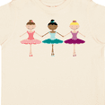 thumbnail image 4 of Inktastic Little Ballerina Trio Girls Toddler T-Shirt, 4 of 5