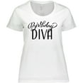 thumbnail image 3 of Inktastic Birthday Diva in Black Women's Plus Size T-Shirt, 3 of 5