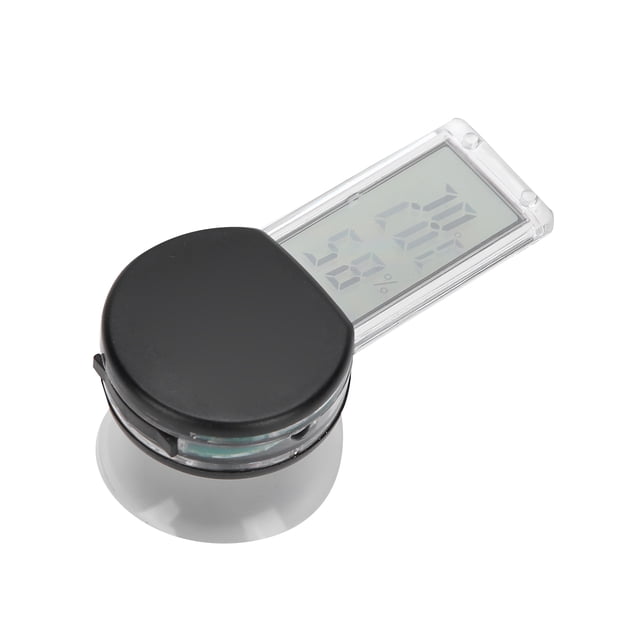 Hygrometer, Waterproof Firmly Convenient , Plastic Material Environment For Reptile Black,Red