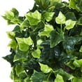 thumbnail image 3 of Pure Garden 2-Piece Single Ball Faux English Ivy Topiary Artificial Topiaries Set with Pots, 3 of 4