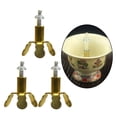 thumbnail image 5 of 3Pcs Oil Lamp Wick Holder Copper Alloy Stand Shelf with Wicks for Homemade Proposal Wedding DIY Oil Lamp Long Light Accessories, 5 of 5