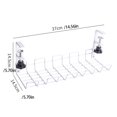 thumbnail image 4 of PENGXIANG Under Table Cable Rack Carbon Steel Hotel Dining Bar Wire Management Holder Cord Socket Organizing Shelf Stand Basket, 4 of 9