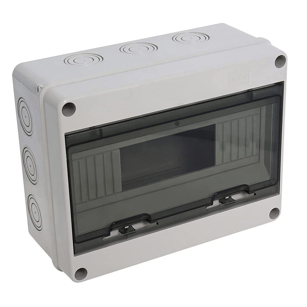 Ht-12 Waterproof Ip65 Distribution Box Exterior-Mounted Fuse Box 1Row 12 Modules