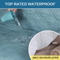 thumbnail image 3 of SHANNA Waterproof Recliner Sofa Cover Couch Covers, 1-Piece Washable Reclining Sofa Cover Furniture Protector for Kids, Dogs, Pets, Gray Blue, Armchair Recliner Cover, 3 of 11