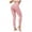 C-Pink560, variant on DHFJKG High Waisted Yoga Leggings Women Tummy Control Buttery Soft Ruched Yoga Pants For Gym Running Workout Cozy Tights