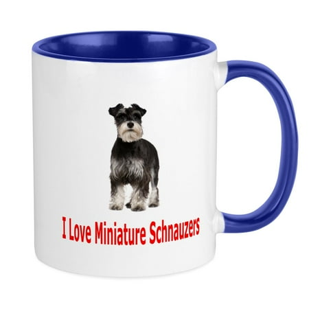 

CafePress - Miniature Schnauzers Mug - Ceramic Coffee Tea Novelty Mug Cup 11 oz