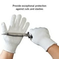 thumbnail image 2 of Yeacher Cut Resistant Gloves High Performance Level 5 Protection Stainless Steel Wire Mesh Cut Resistant Safty Working Gloves for Welding Gardening Kitchen, 2 of 6