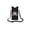 @001-Black, variant on Nylon Drawstring Backpack, Mini Sport Sackpack for Football Matches, Lightweight Sports Bag with Drawstring Closure for Gym Travel, Soccer Fan Accessory for Games Events