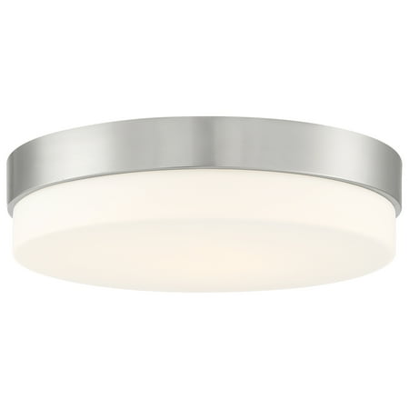 

Access Lighting 20825LEDD-BS-OPL 11 in. 30W Roma LED Flush Mount Brushed Steel