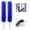 2pcs Blue A6, variant on Bendable Long Handle Cleaning Brush, Fan Cleaning Brush, Bendable Microfiber Duster, Flexible Gap & Crevice Duster, Washable Reusable Brush for Fans, Vents, Blinds, Home & Car Use 2pcs Blue