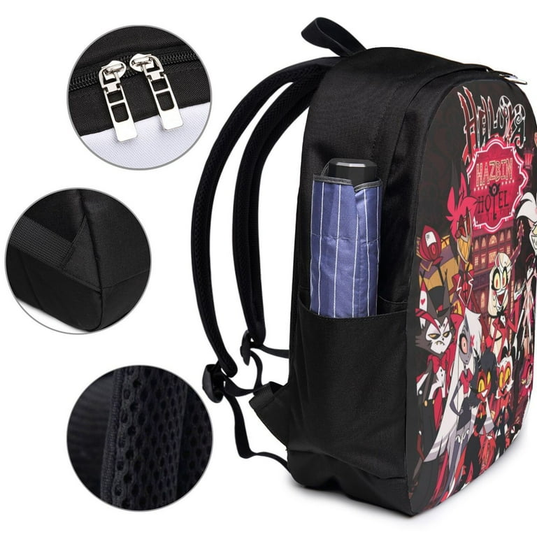 Hazbin Hotel Backpack for Men Women Teen , Water Resistant Hazbin Hotel Backpack for Men Women Teen , Water Resistant