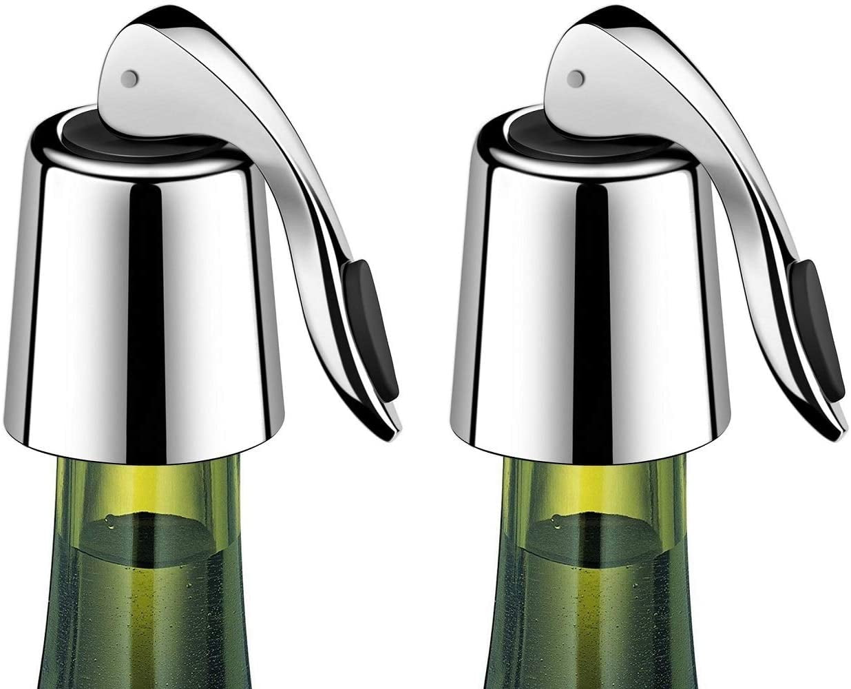 Details about   Stainless Steel Champagne Stopper Sparkling Red Wine Bottle Sealer Saver Tools 