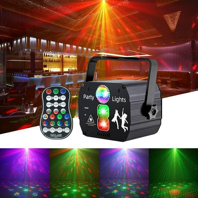 Luces de fiesta de discoteca, lámpara de fiesta activada por sonido, luces de escenario para fiestas en casa, bares, cumpleaños, clubes, carga USB