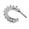 thumbnail image 5 of 14G Diamante Crystal Septum Nose Jewelry, 5 of 5