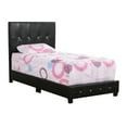 thumbnail image 2 of Glory Furniture G2573-TB-UP Black Twin Bed, 2 of 5