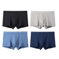 thumbnail image 2 of XBASW Men's Underwear Boxer Briefs Cotton Breathable Mens Underpants Four Corners Shorts for Men L-4XL, 2 of 10