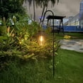 thumbnail image 6 of Solar Lantern Lamp Outdoor Hanging Tent Lamp Waterproof Vintage Metal Solar Lights with Tungsten Bulb for Patio Garden Decor New, 6 of 9