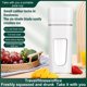 thumbnail image 1 of Licuadora portátil de 350 ml, minilicuadora eléctrica, exprimidor de frutas y verduras, para cocina, fitness y viajes, color blanco, 1 of 8