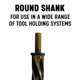 thumbnail image 4 of Bridge Reamer Drill America Serie KFD HSS de 1/2 pulgada, negro/dorado, 4 of 9