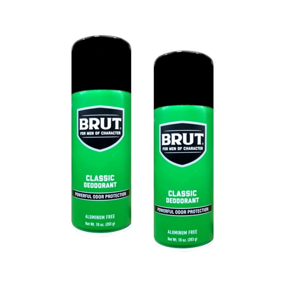 BRUT Deodorant Stick Brut Oval Solid Signature Scent 2.25 oz (Pack of 2)