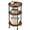 Rustic Brown, variant on Side Table, Small Round End Table for Narrow and Small Space, 3-Tier Round Accent Couch Beside Table, Modern Side Table Corner Sofa Table Nightstand for Living Room Bedroom (Rustic Brown)