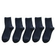 thumbnail image 2 of D-GROEE 5 Pairs Mens Socks Long Socks for Men|Cotton Dress Socks Anti-Sweat|Sports Crew Socks, 2 of 8