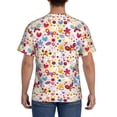 thumbnail image 2 of Naloa Cute Butterfly Flowers Men's T-Shirt Sport T-shirt Men's Basic Tee Casual Men's Shirt, Round Neck, Short Sleeves - 3X-Large, 2 of 5