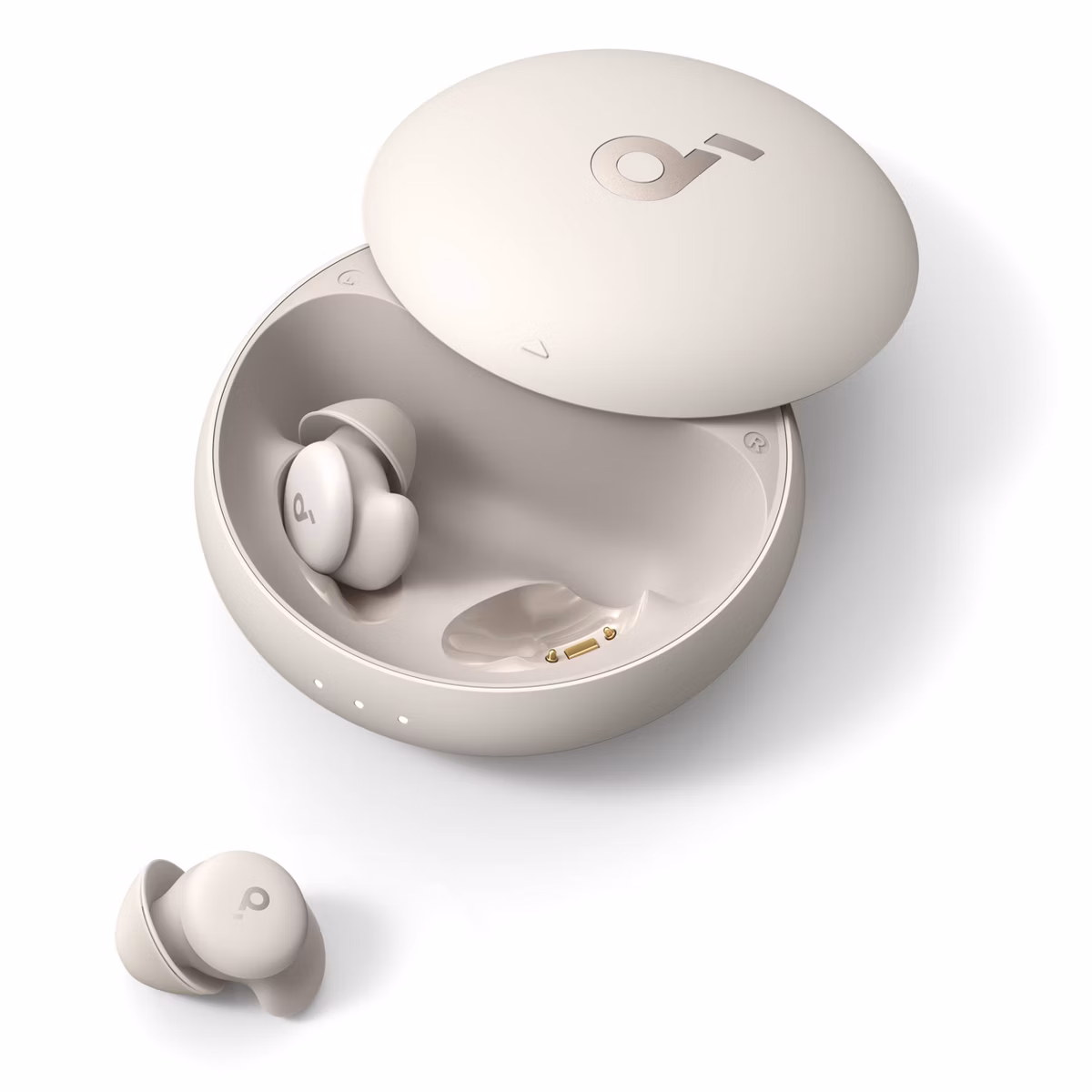 Soundcore Sleep A20 Wireless Earbuds, 30dB Noise Reduction, 80H Playtime, Bluetooth 5.3, Sleep Monitor, Personal Alarm, Side Sleeper Design