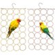 thumbnail image 1 of 2 paquetes de red de cuerda de cáñamo para pájaros, columpio, red de cuerda de escalada para pájaros, loro, escalera, guacamayo, hamaca colgante, juguete de actividad para ratas, periquito, 1 of 5