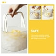 thumbnail image 3 of Zehuanyu Inflatable Double Handle Ice Bucket Drink Shop Supplies 19.7x16.5cm Transparent, 3 of 8