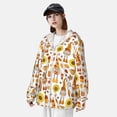 thumbnail image 5 of Goofa Autumn Harvest Gnomes Printed Women's UPF 50+ Sun Protection Hoodie Jacket Lightweight Long Sleeve Sun Shirt for Women with Pocket Hiking Outdoor-X-Large, 5 of 9