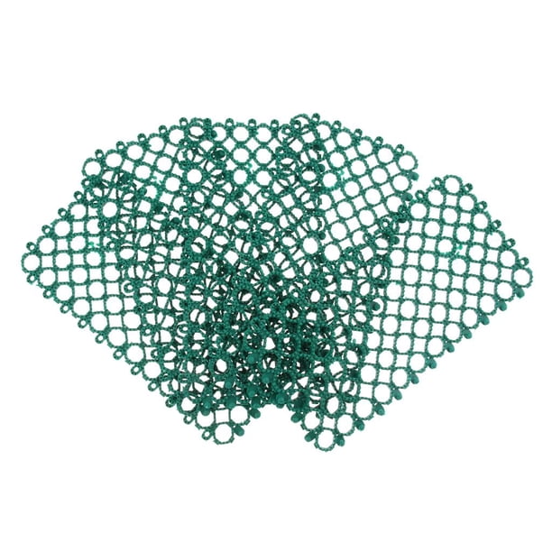 5 Pieza Almohadilla Pájaro Masticar Juguetes Accesorios de Animales Fácil de utilizar Elegante Verde Salvador Bird Parrot Mat