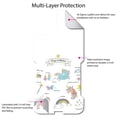 thumbnail image 4 of DistinctInk Custom SKIN / DECAL compatible with OtterBox Commuter for iPhone 11 (6.1" Screen) - Magic Collection White - Unicorn, Rainbow, 4 of 5