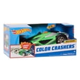 thumbnail image 5 of Hot Wheels Color Crashers Mach Speeder Vehicle, 10-Inch Green Motorized Toy Car with Lights and Realistic Racing Sounds, 5 of 5