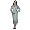 thumbnail image 5 of Moomaya Printed Robe For Girls Cotton Bathrobes For Women Wrap Dressing Gown, 5 of 6