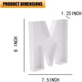 thumbnail image 2 of shiyou-8" Fillable Cardboard Letter Shaped Box Paper Mache Birthday Party Sweets Candy Tray (M), 2 of 4