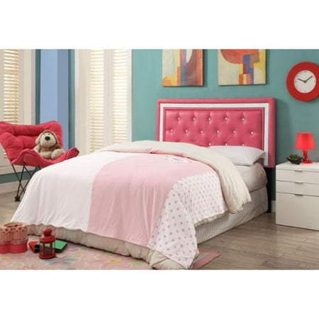 William S Home Furnishing Breen Pink Crystal On Tufted Full Size William S Home Furnishing Breen Pink Crystal On Tufted Full Size Headboard