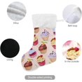 thumbnail image 3 of GZHJMY Pink Cream Christmas Stockings 1PCS, Large Xmas Stockings Gift Decorations and Party Supplies,Used for Fireplace Decoration Socks Christmas Tree Decoration, 3 of 7