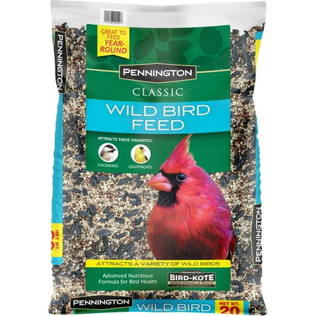 Pennington Classic Wild Dry Bird Feed and Seed, 25 lb. Bag 1 Count