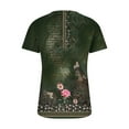 thumbnail image 5 of Aloohaidyvio Tops,Womens Summer Tops V Neck T Shirts Printed Tops Button Loose Casual Tshirts, 5 of 5